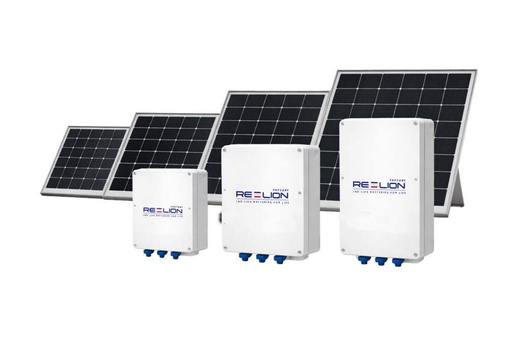 Gamme de kits solaires autonomes Re-Lion Factory pour capteurs et équipements IoT